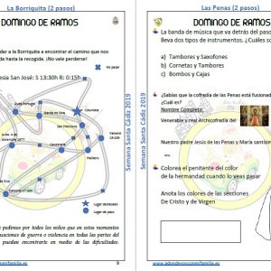 captura pantalla guia semana santa cadiz para niños 2019