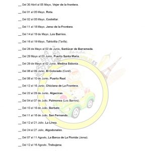 Calendario De Ferias De La Provincia De Cádiz 2019 adondevoyconmifamilia