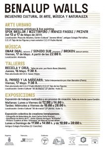 BENALUP WALLS (Encuentro Cultural de Arte, Música y Naturaleza) Del 13 al 17 Mayo 2019 adondevoyconmifamilia agenda para la familia Provincia de cadiz Cádiz niños