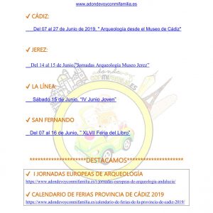 030 Agenda semanal familiar 14 al 20 Junio 2019