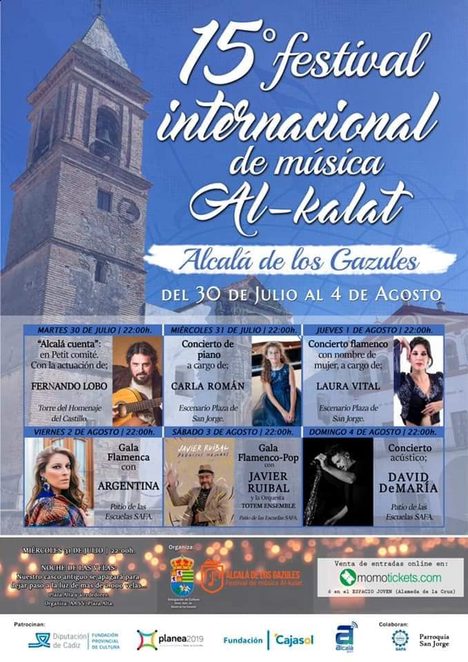 Festival Internacional de música Al-kalat Del 31 de Julio al 04 de Agosto de 2019