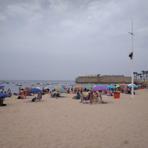 playa de la caleta cadiz niños