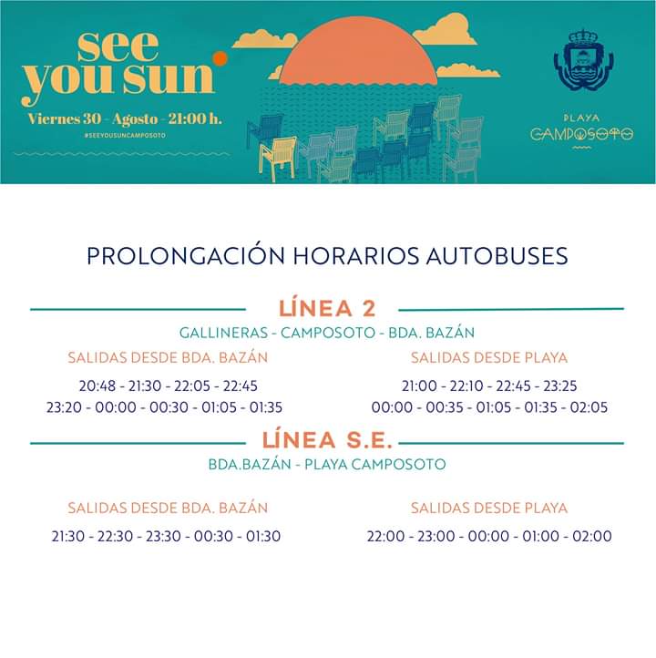 See You Sun Viernes 30 de Agosto de 2019 San Fernando