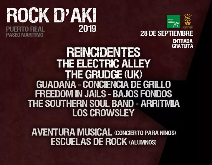 Rock d'aki 2019 Sábado 28 de Septiembre de 2019 (Puerto Real))