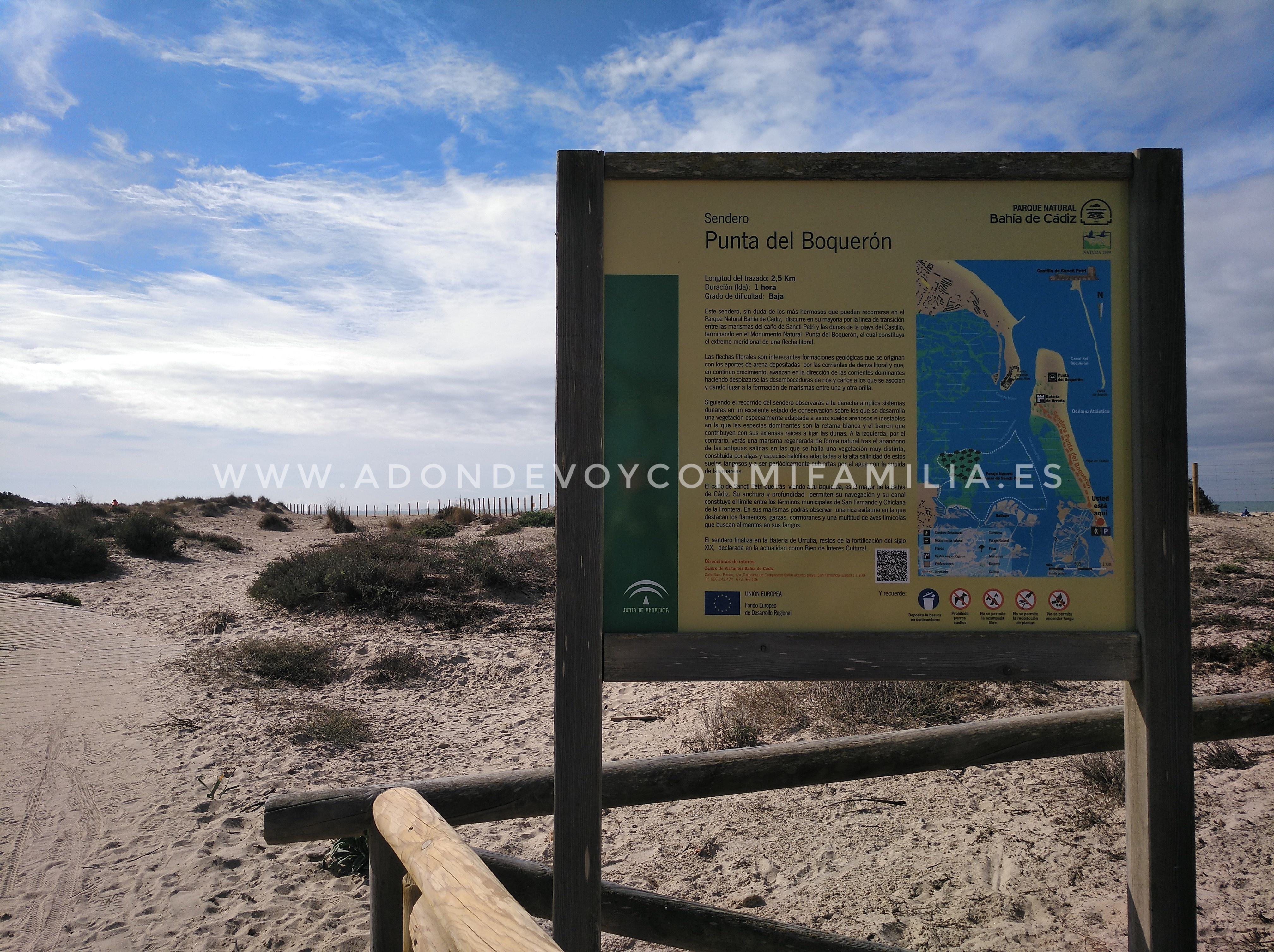 SENDERO PUNTA DEL BOQUERÓN | Parque Natural Bahía de Cádiz