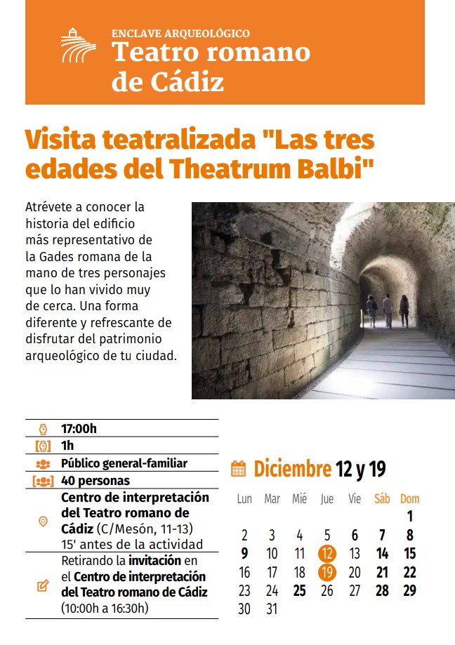 NAVIDEA 2019 (Navidad en Enclaves Arqueológicos) Familia con Niños (CÁDIZ)