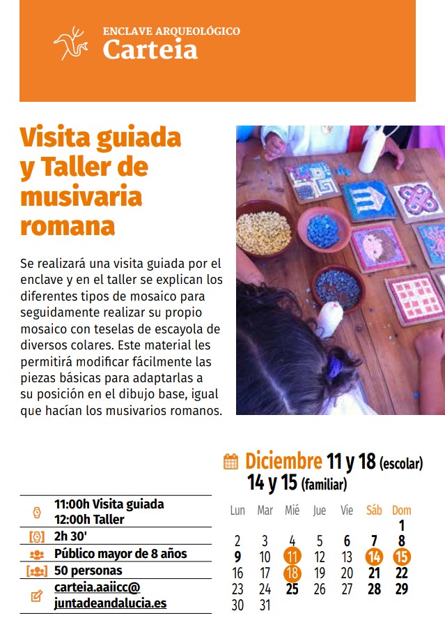 NAVIDEA 2019 (Navidad en Enclaves Arqueológicos) Familia con Niños (CÁDIZ)