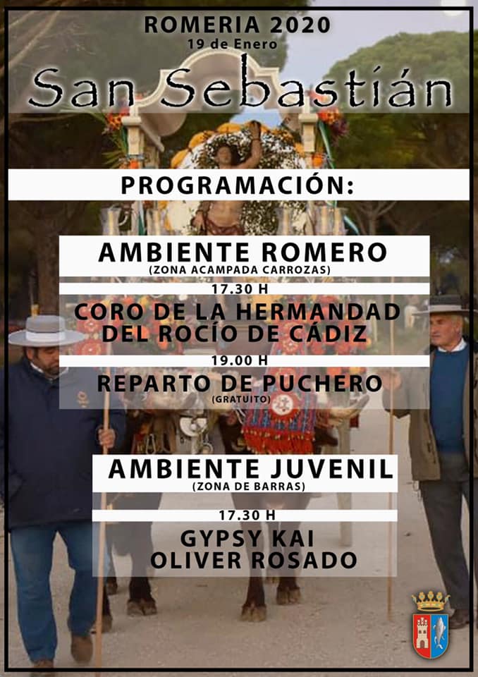 ROMERÍA DE SAN SEBASTIÁN Familia con Niños (CONIL) Domingo 20 de Enero de 2020