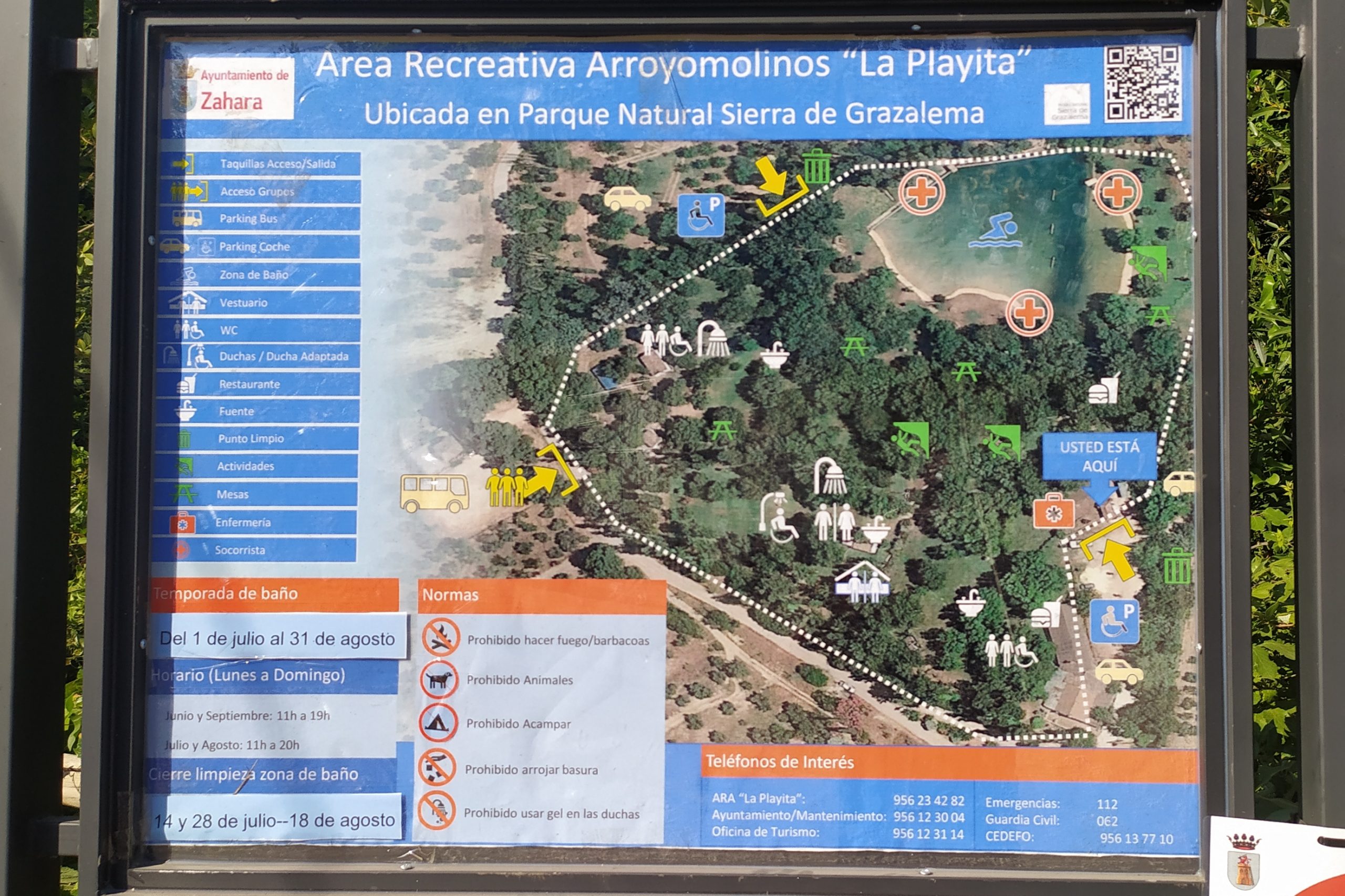 Area Recreativa Arroyomolinos Zahara de la Sierra Adondevoyconmifamilia