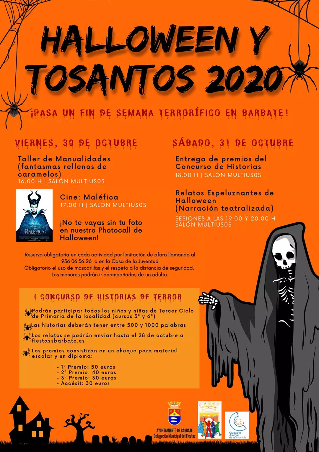 halloween y tosantos barbate 2020