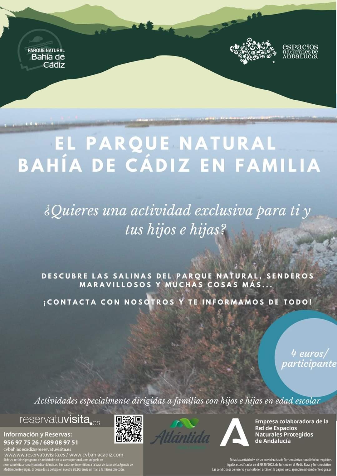 parque natural bahia de cadiz en familia otoño 2020