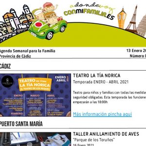 075 Agenda Semanal Familiar 13 Enero 2021 portada Adondevoyconmifamilia