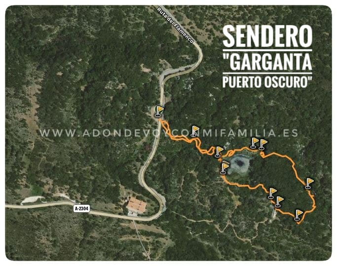 sendero garganta de puerto oscuro adondevoyconmifamilia rutawikiloc2