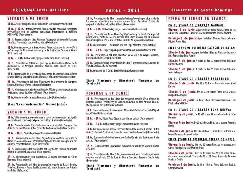 Feria del Libro de Jerez 2021