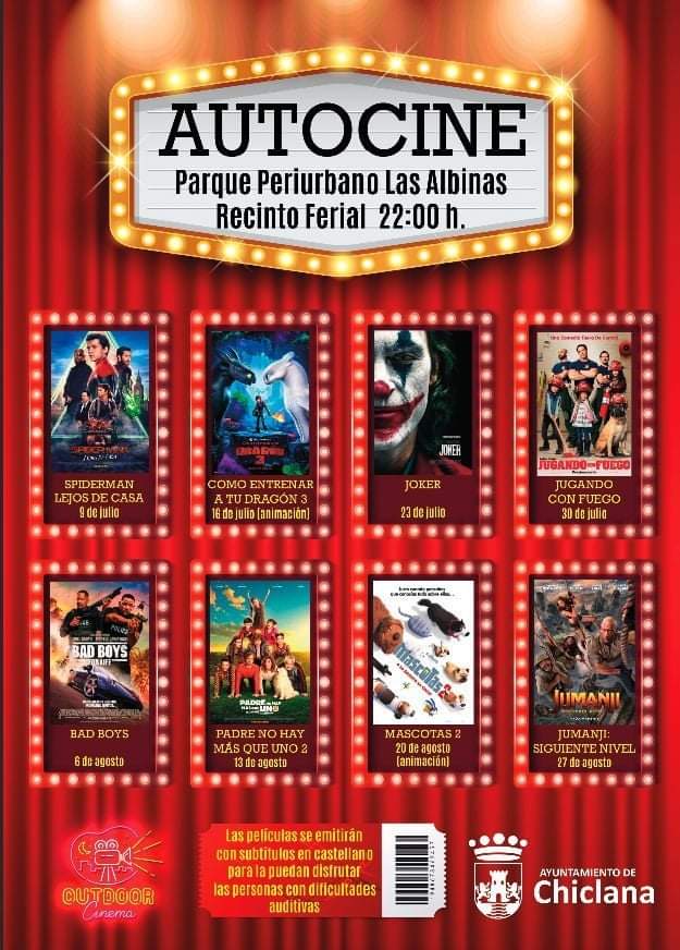 autocine chiclana verano 2021