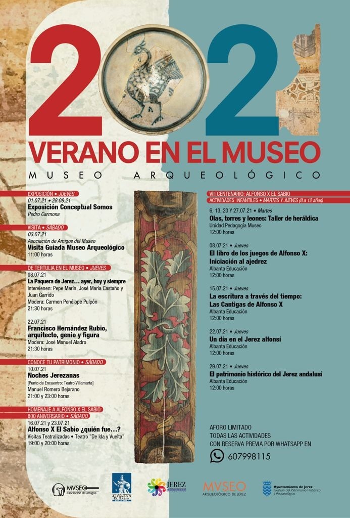 museo arqueologico jerez verano 2021 cartel