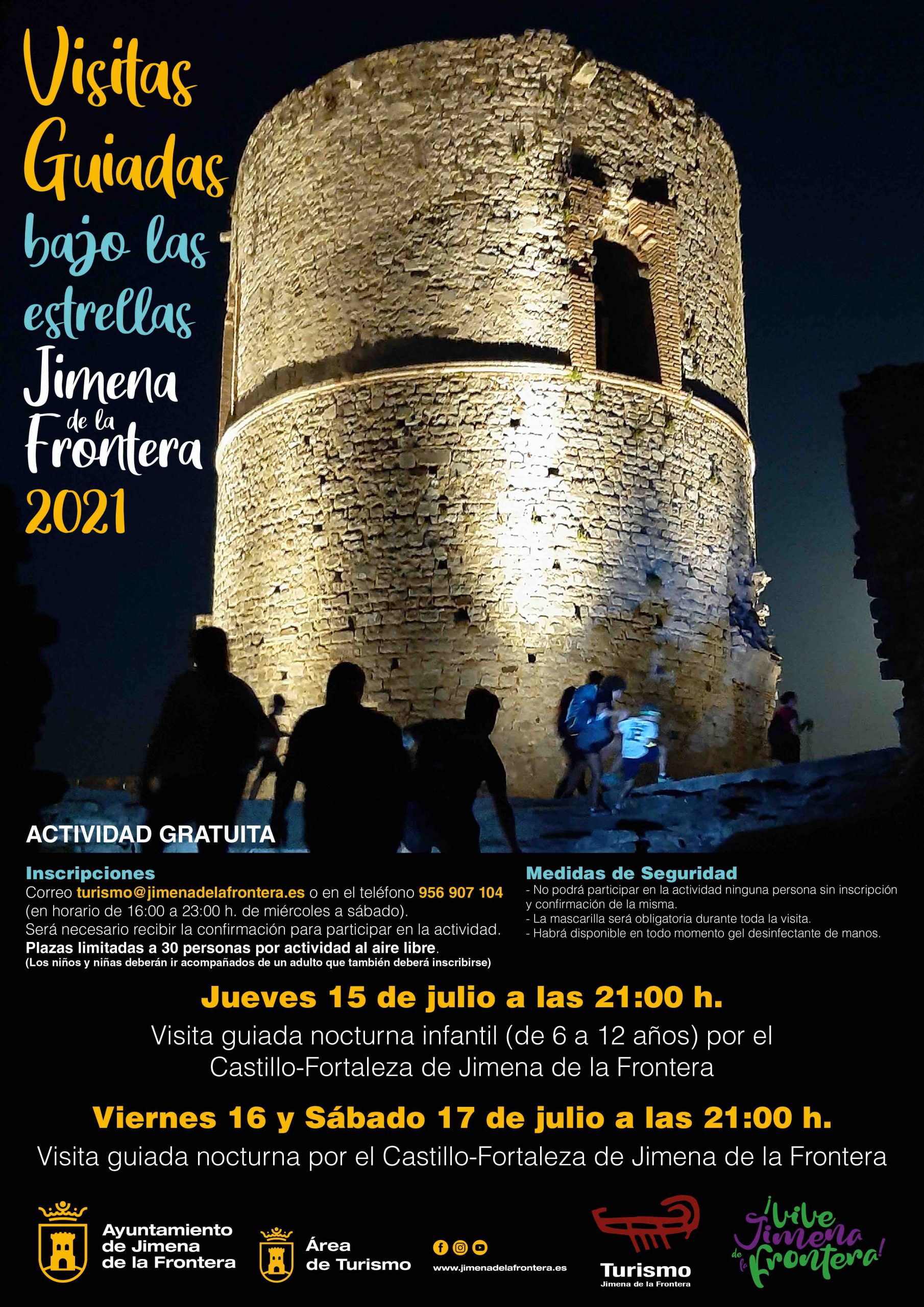 Visitas guiadas bajo las estrellas Jimena de la Frontera 2021-15-16-17