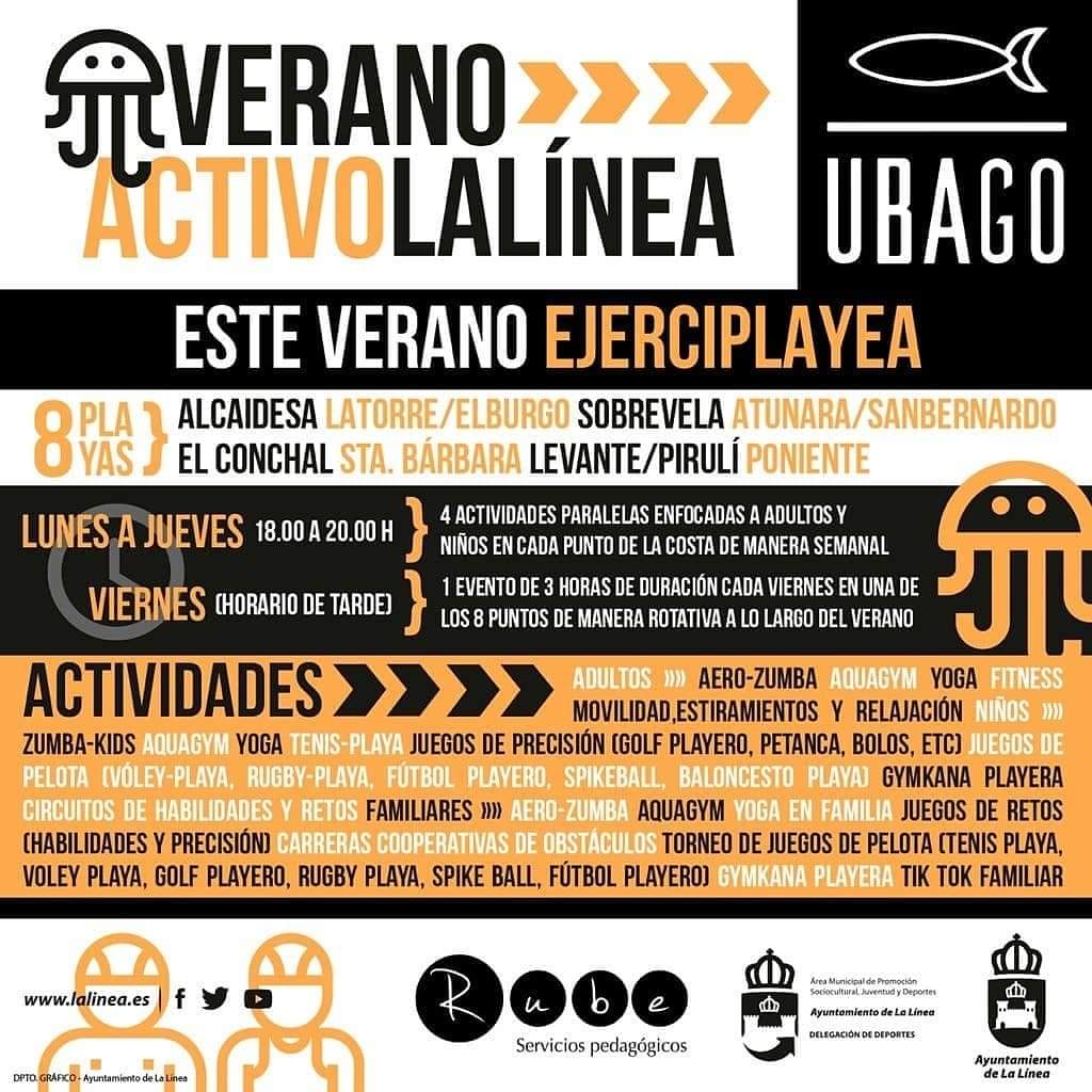 actividades playas la linea verano 2021