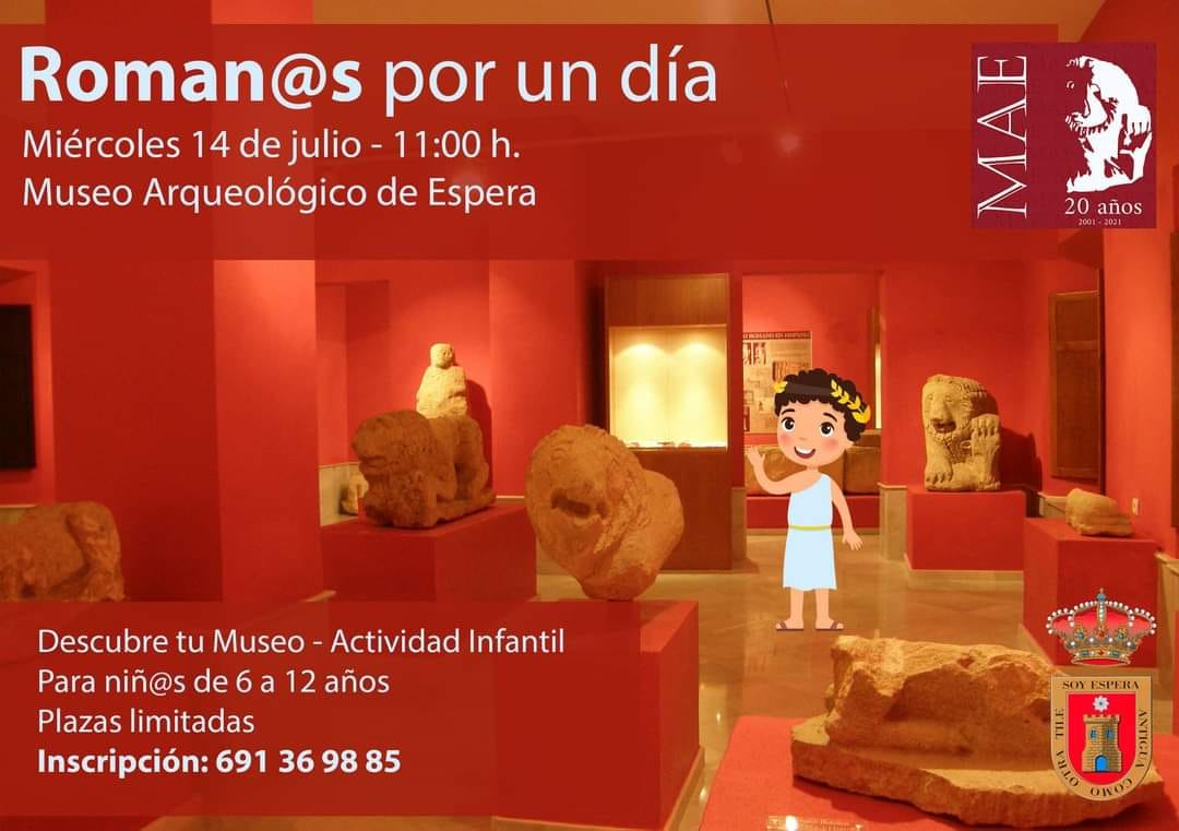 taller romanos museo arqueologia espera verano 2021