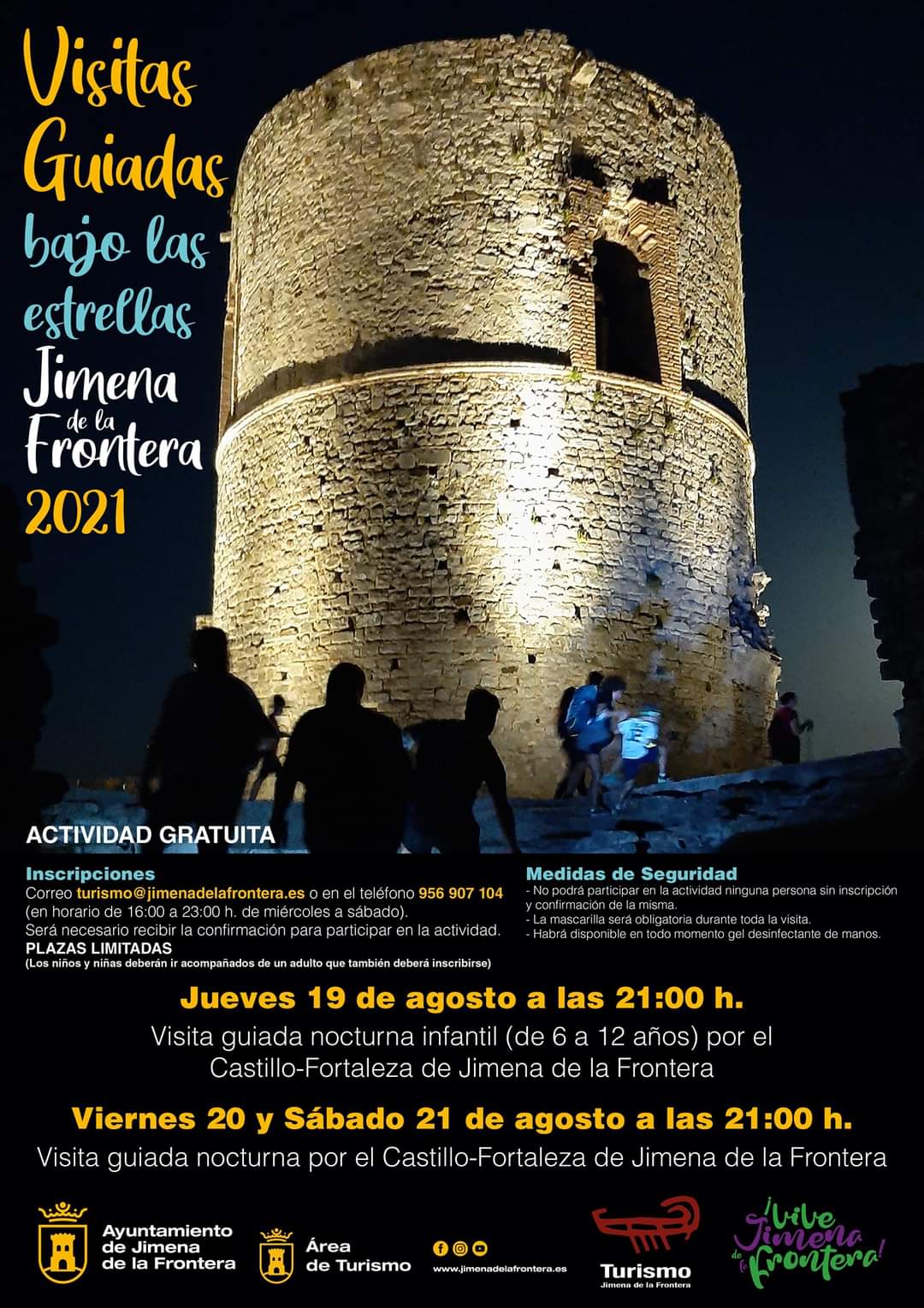 visitas castillo jimena agosto 2021