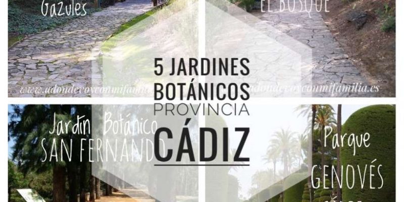 5 jardines botanicos provincia cadiz adondevoyconmifamilia portada