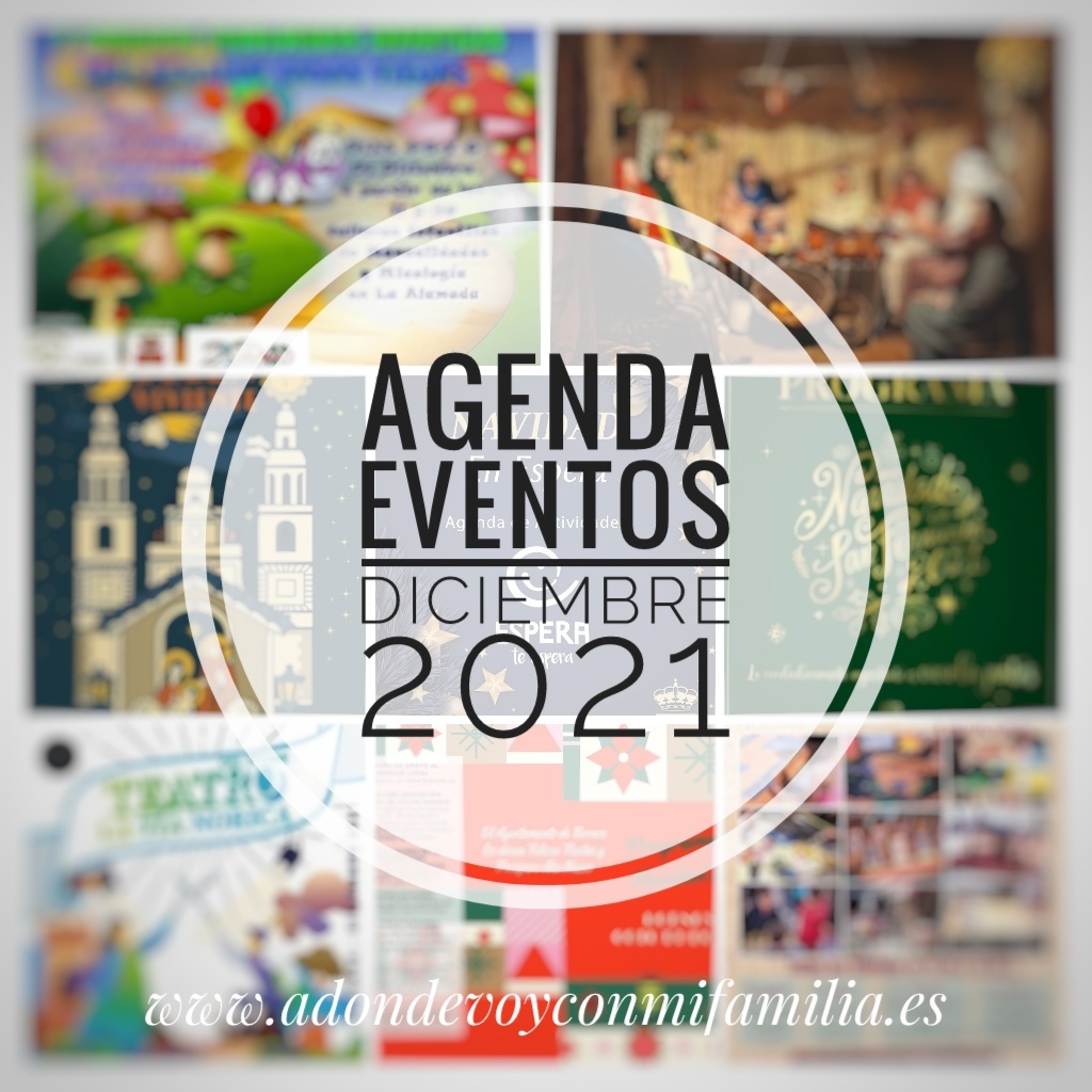agenda diciembre 2021 portada adondevoyconmifamilia