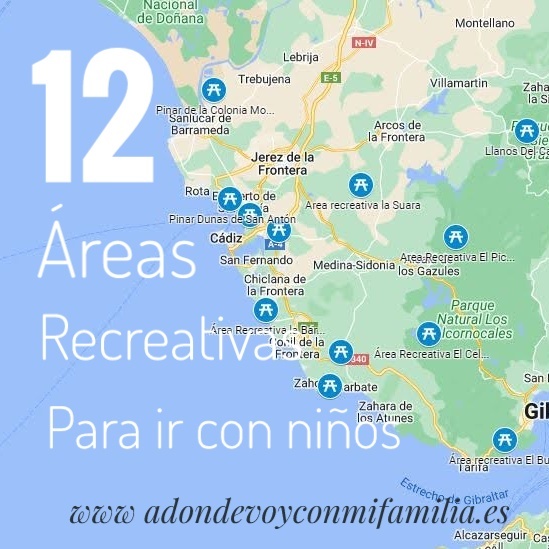 12 aresa recreativas para ir con niños en la provincia de Cádiz adondevoyconmifamilia portada