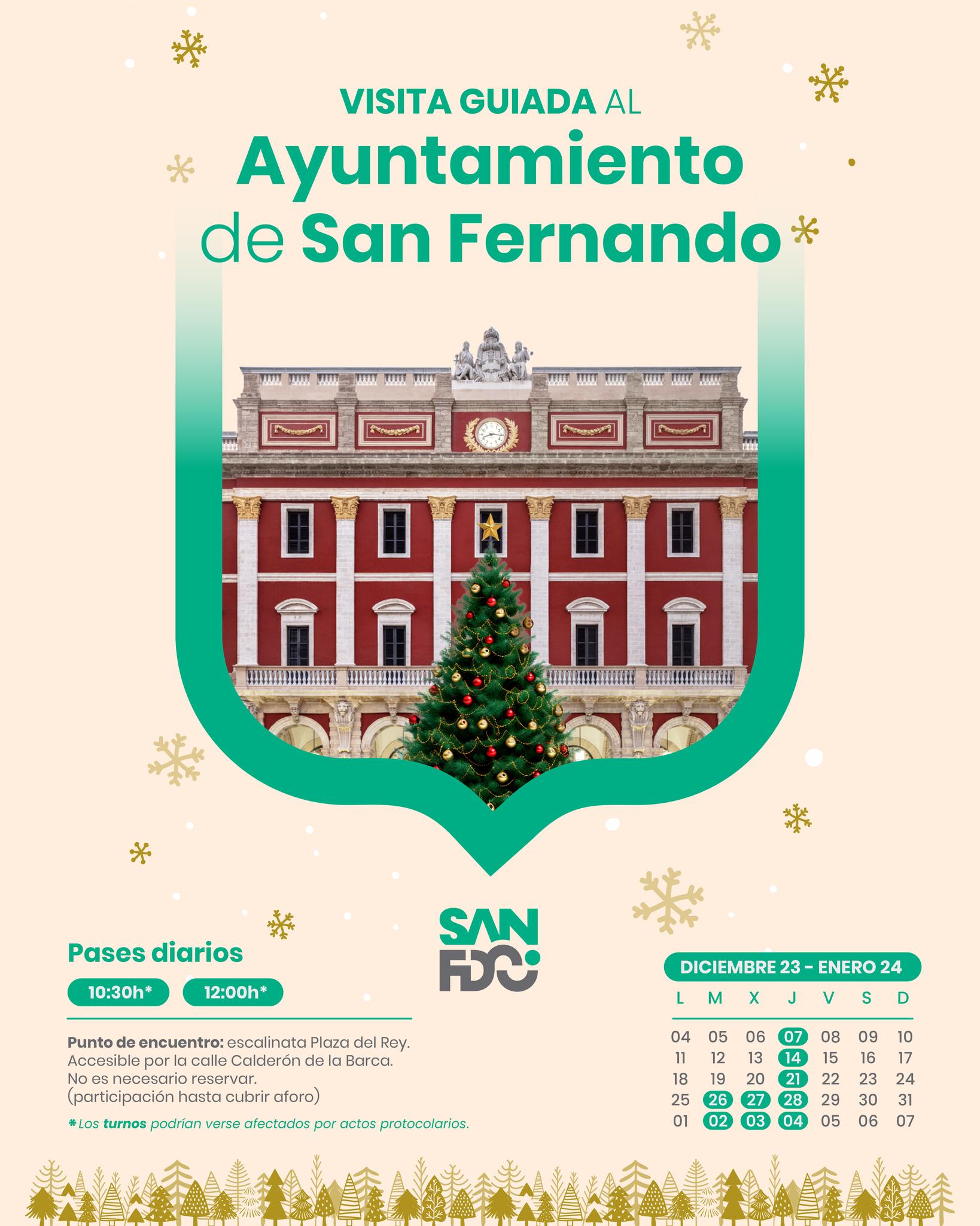 visita ayuntamiento san fernando navidad 2023