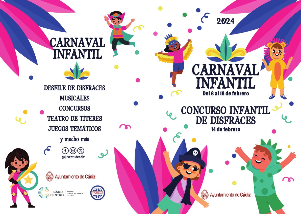 Programación Infantil Carnaval Cádiz 2024